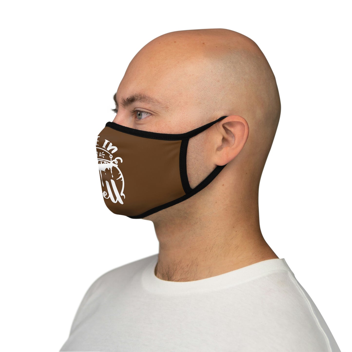 Come in for a Spell Fitted Polyester Face Mask
