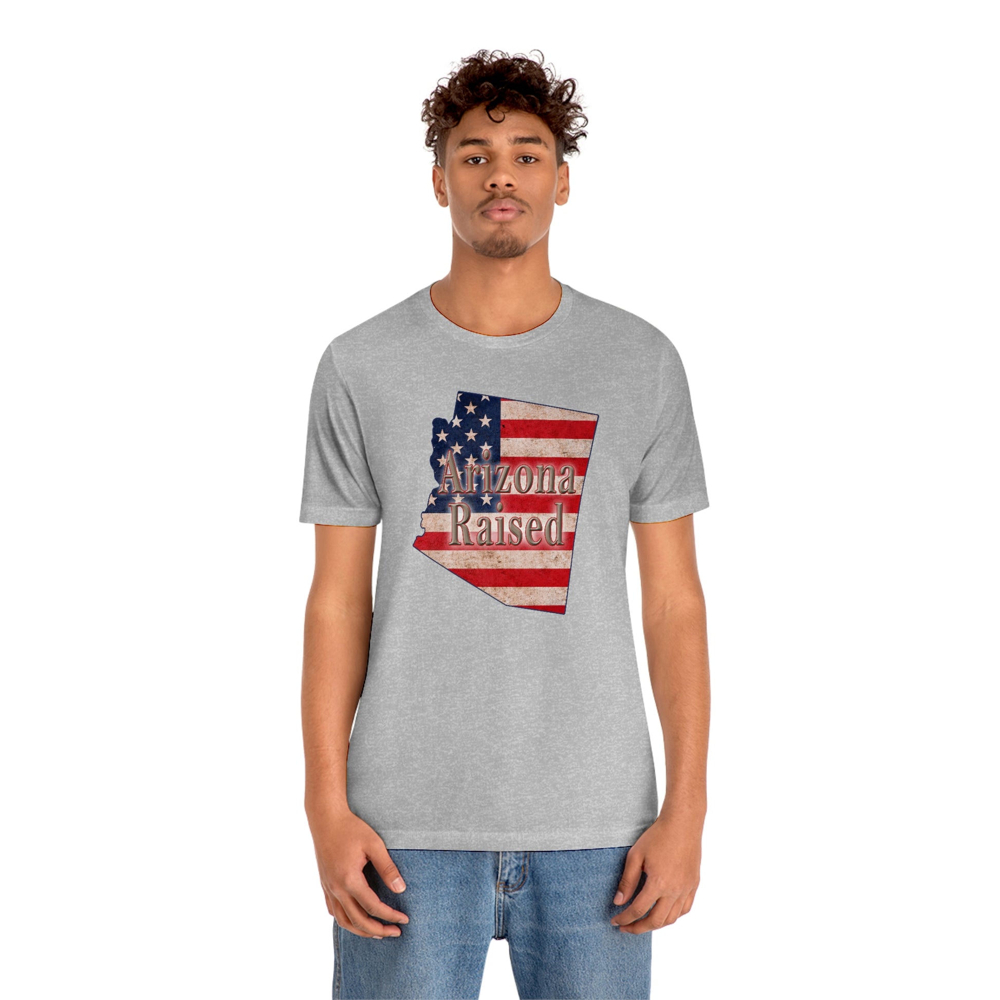 Arizona Raised Flag Unisex Jersey Short Sleeve Tee Tshirt T-shirt