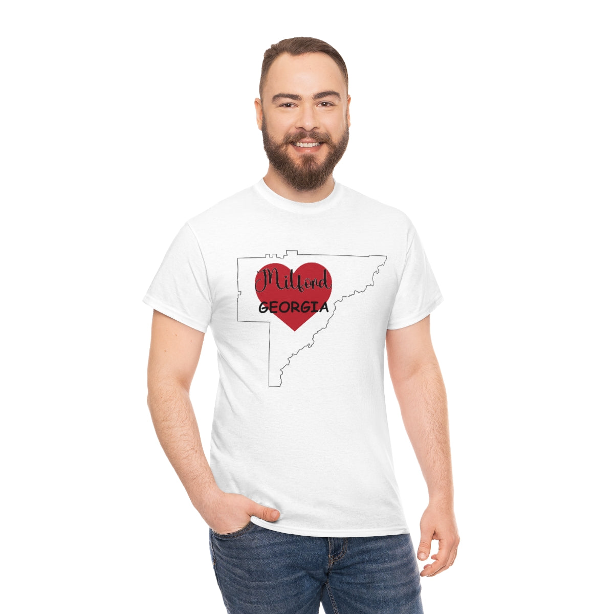 Milford Georgia Unisex Heavy Cotton Tee