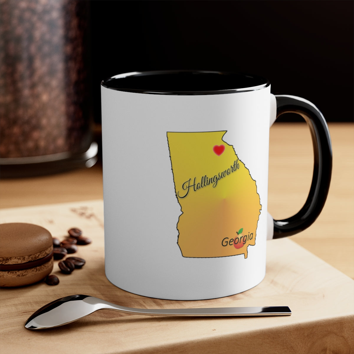 Hollingsworth Georgia Accent Coffee Mug, 11oz
