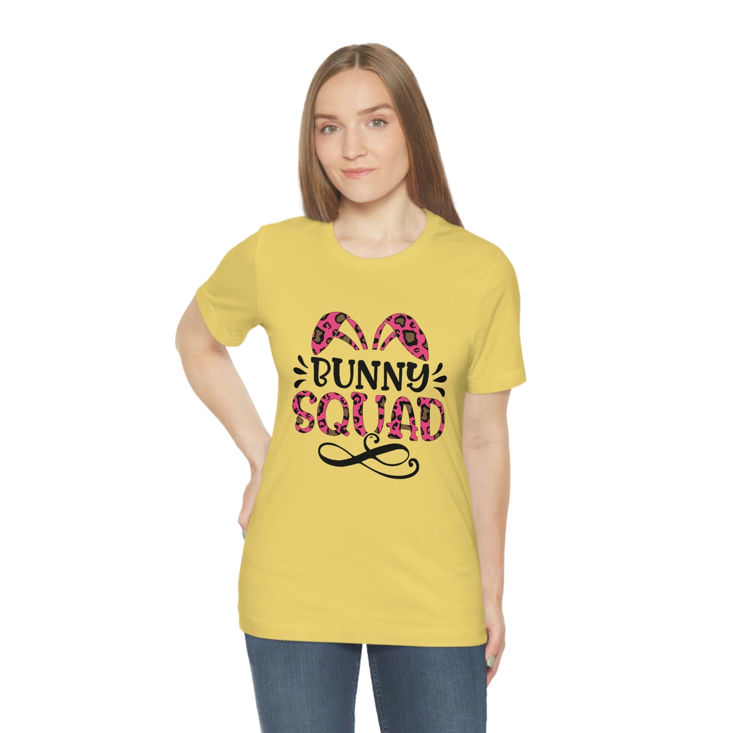 Bunny Squad Spring Easter Unisex Jersey Short Sleeve Tee