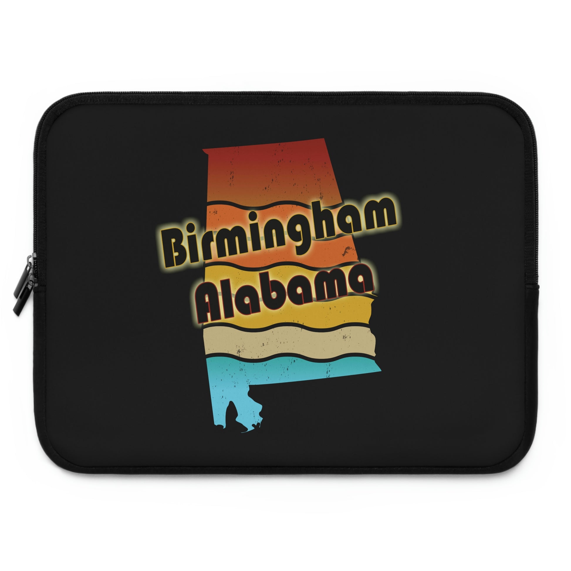 Birmingham Alabama Retro Sunset Laptop Sleeve