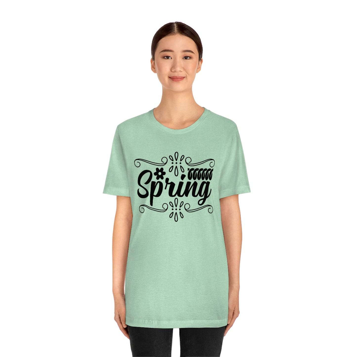 Spring with Frame Unisex Jersey Short Sleeve Tee