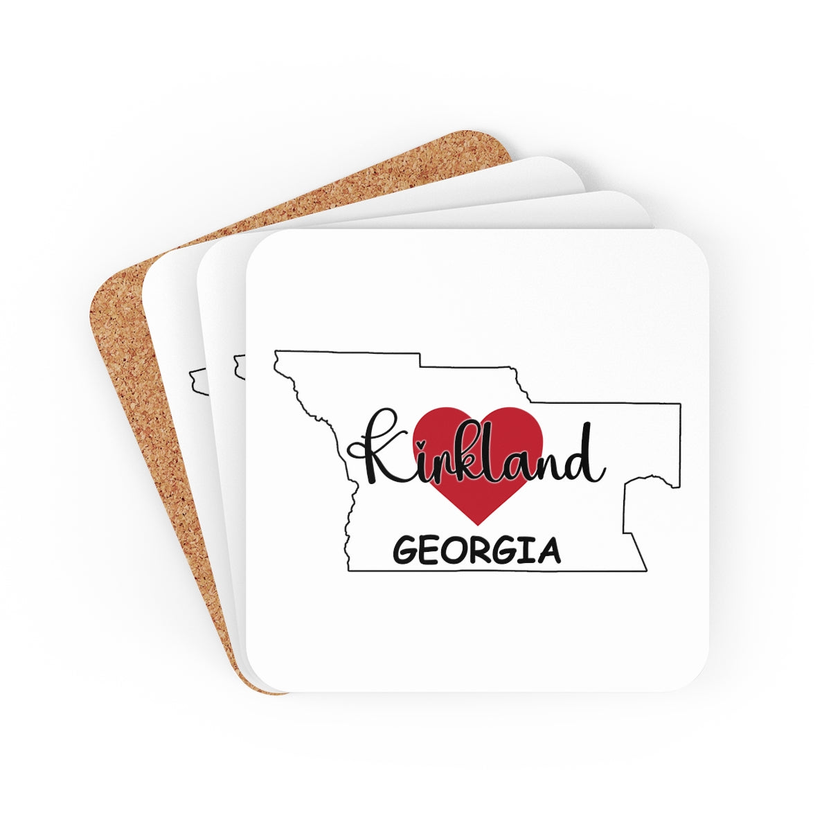 Kirkland Georgia Corkwood Coaster Set