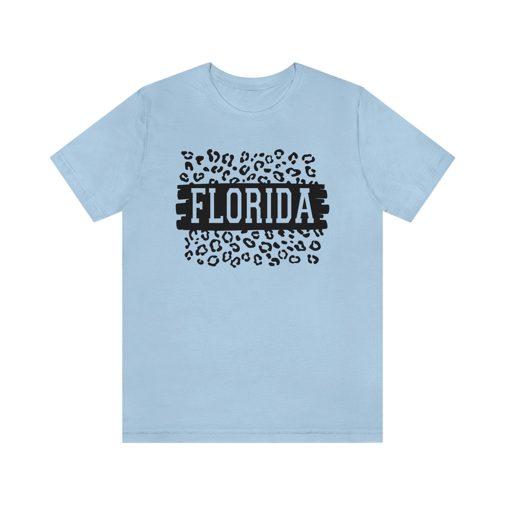 Florida Leopard Print Short Sleeve T-shirt