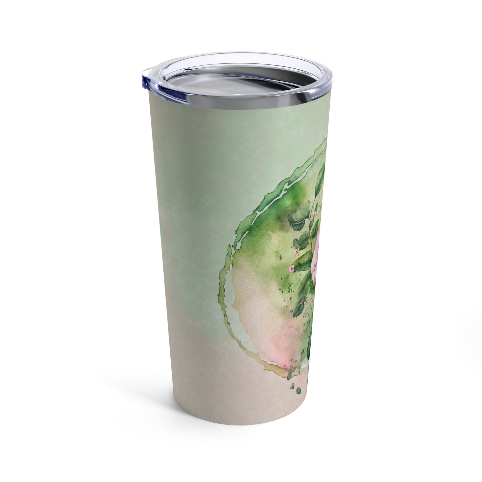 Spring Flowers Watercolor Tumbler 20oz