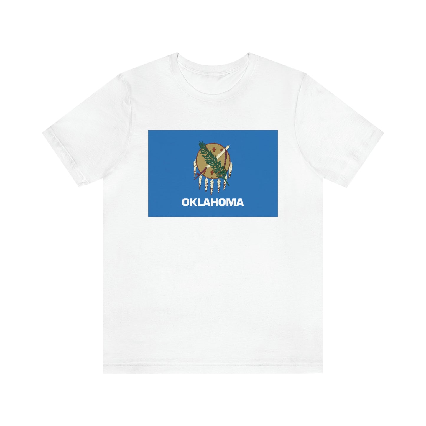 Oklahoma Flag Unisex Jersey Short Sleeve Tee Tshirt T-shirt