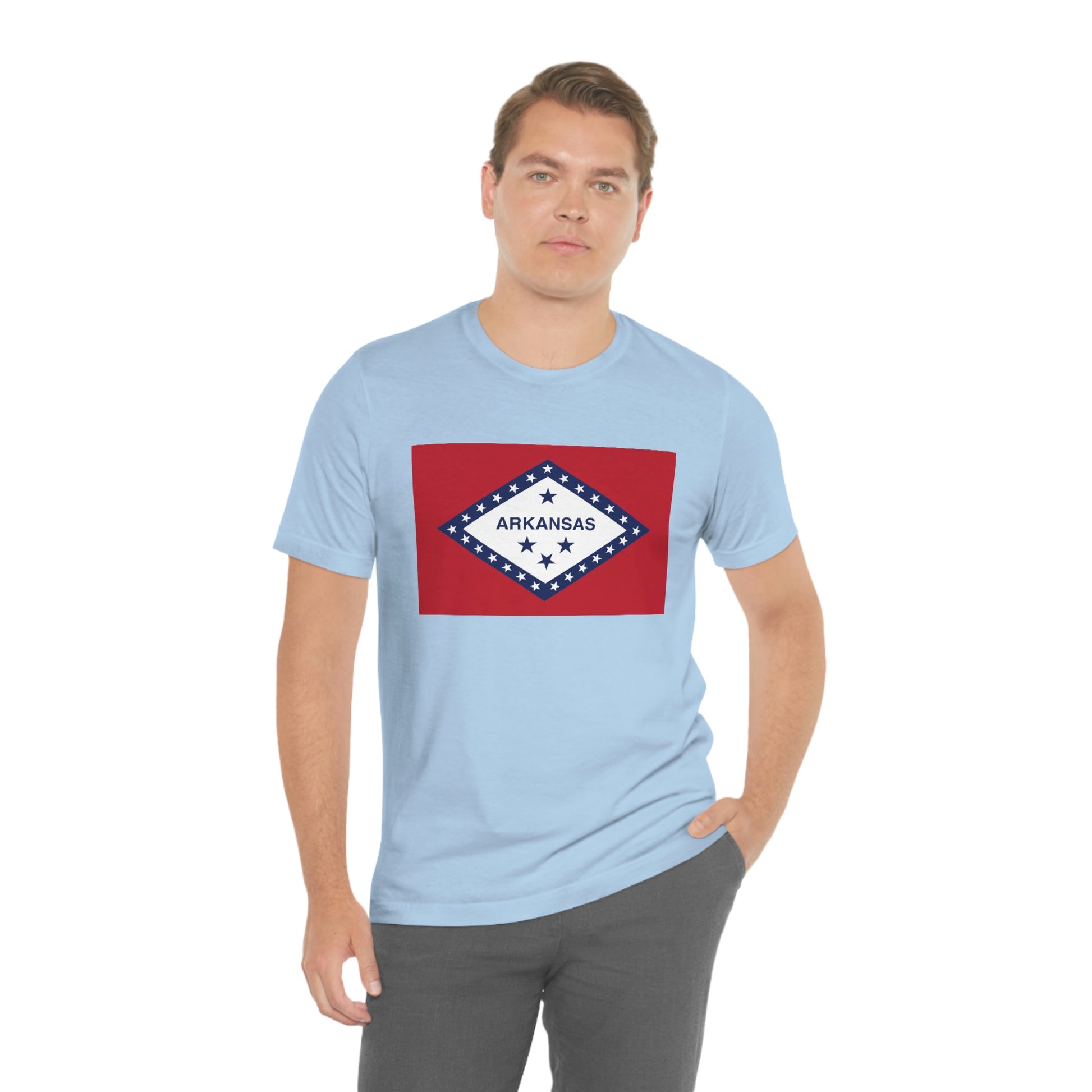 Arkansas Flag Unisex Jersey Short Sleeve Tee Tshirt T-shirt