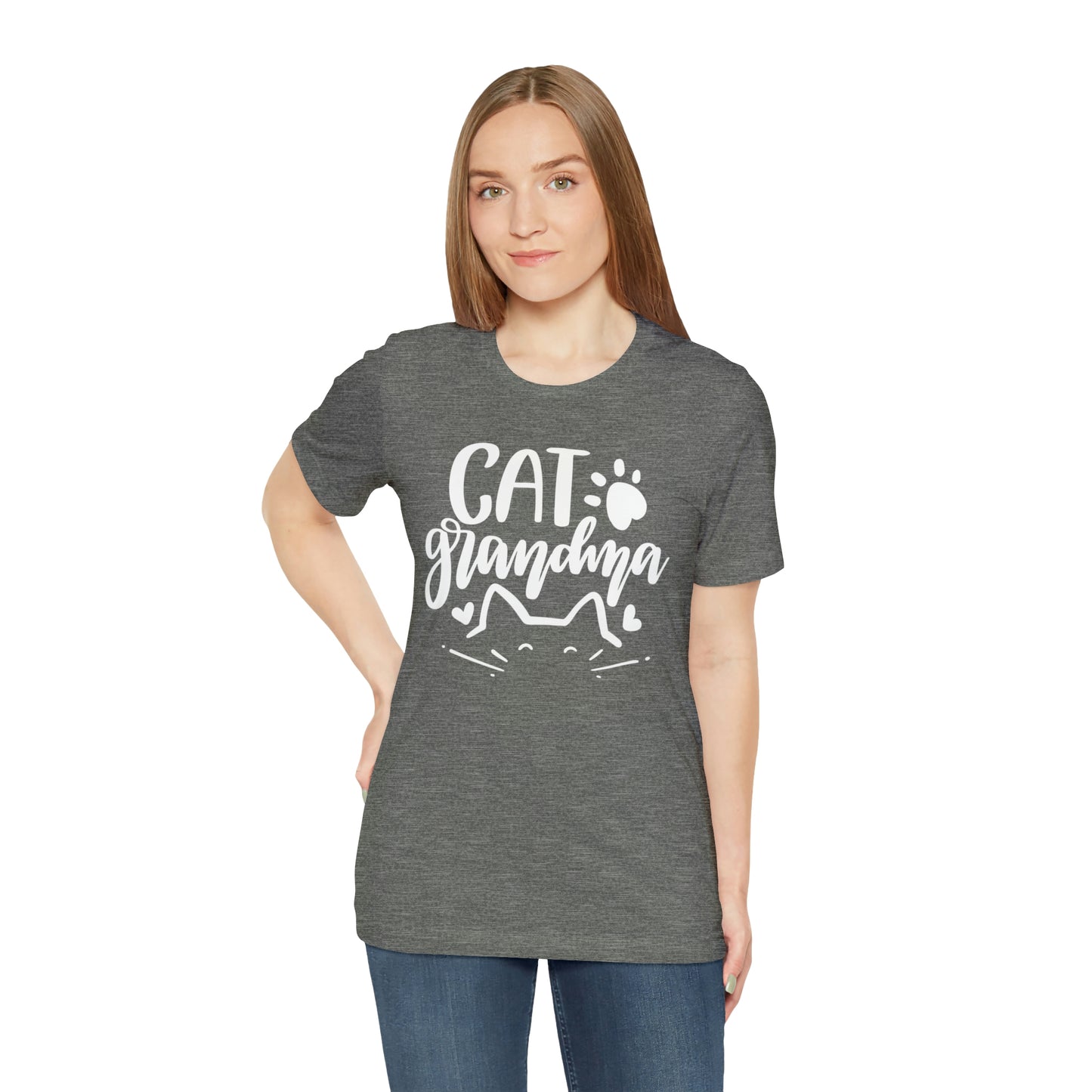 Cat Grandma Short Sleeve T-shirt