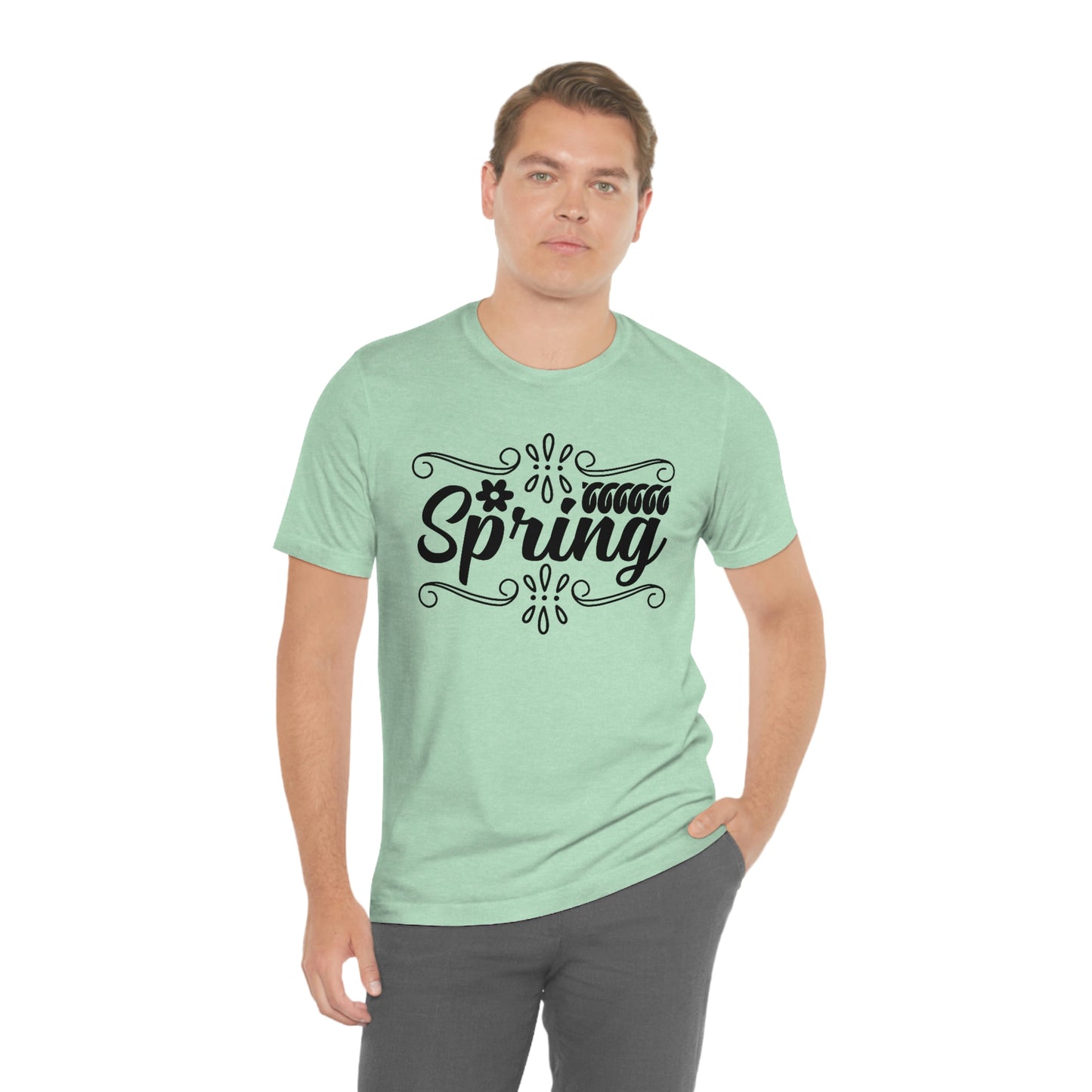 Spring with Frame Unisex Jersey Short Sleeve Tee