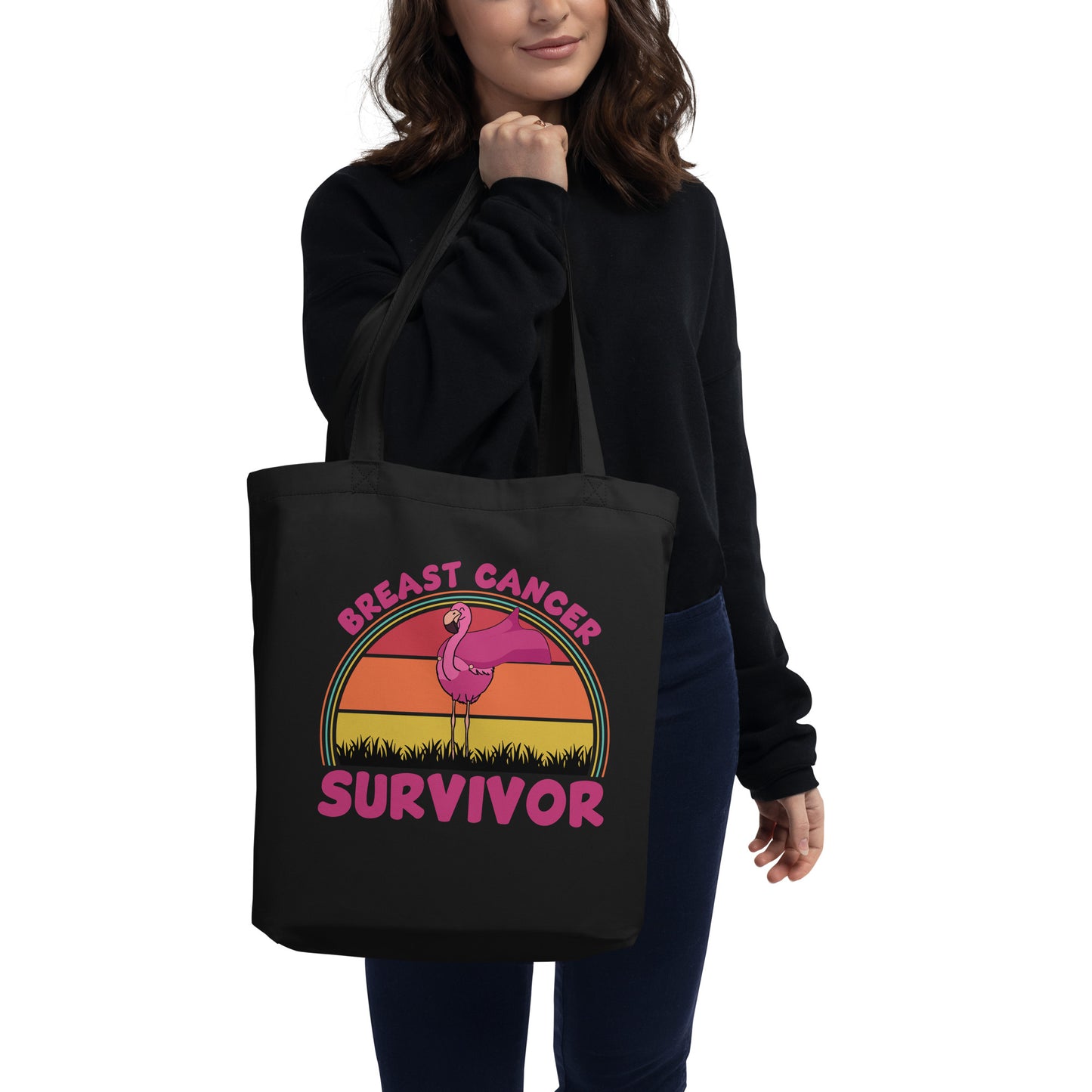 Breast Cancer Survivor Eco Tote Bag