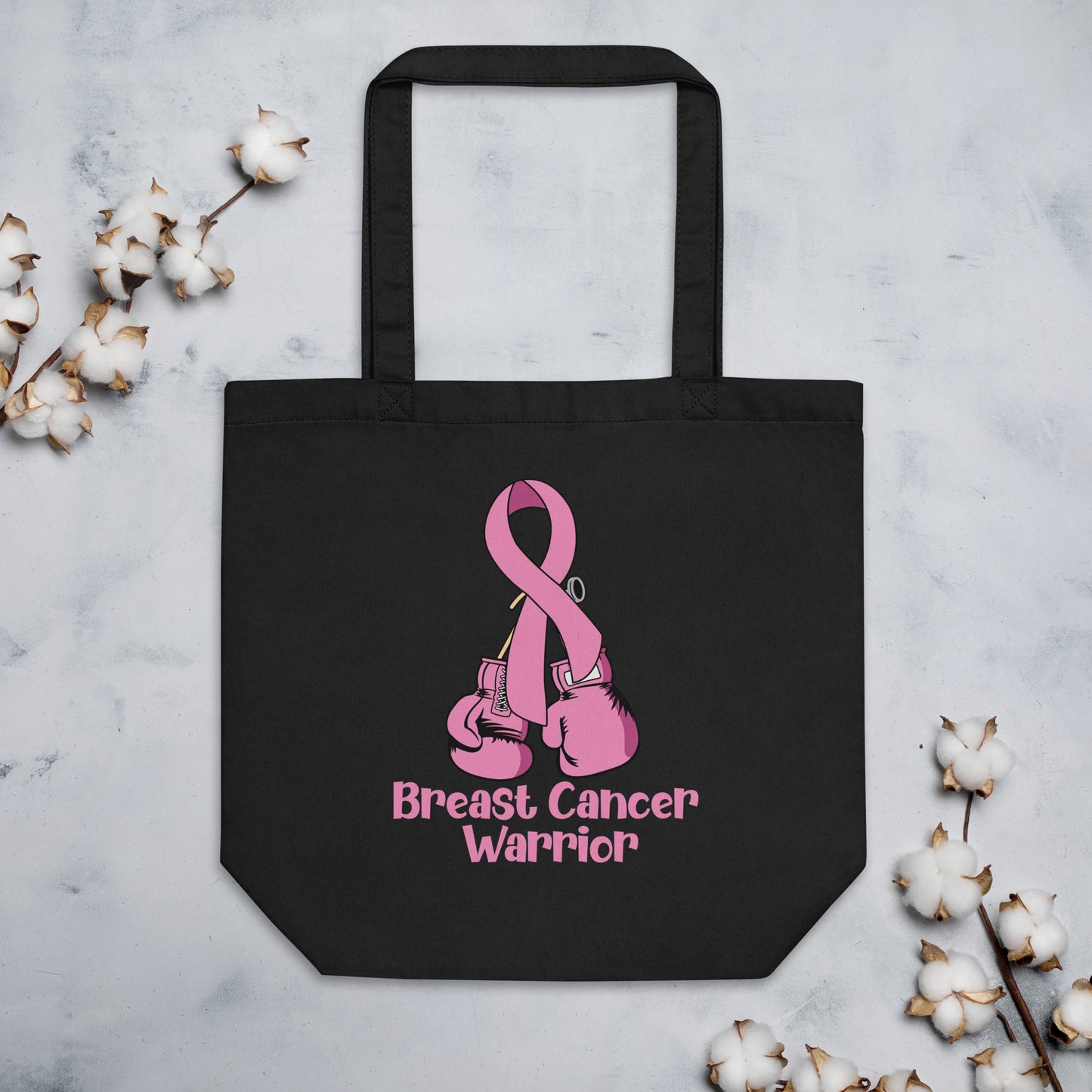Breast Cancer Warrior Eco Tote Bag