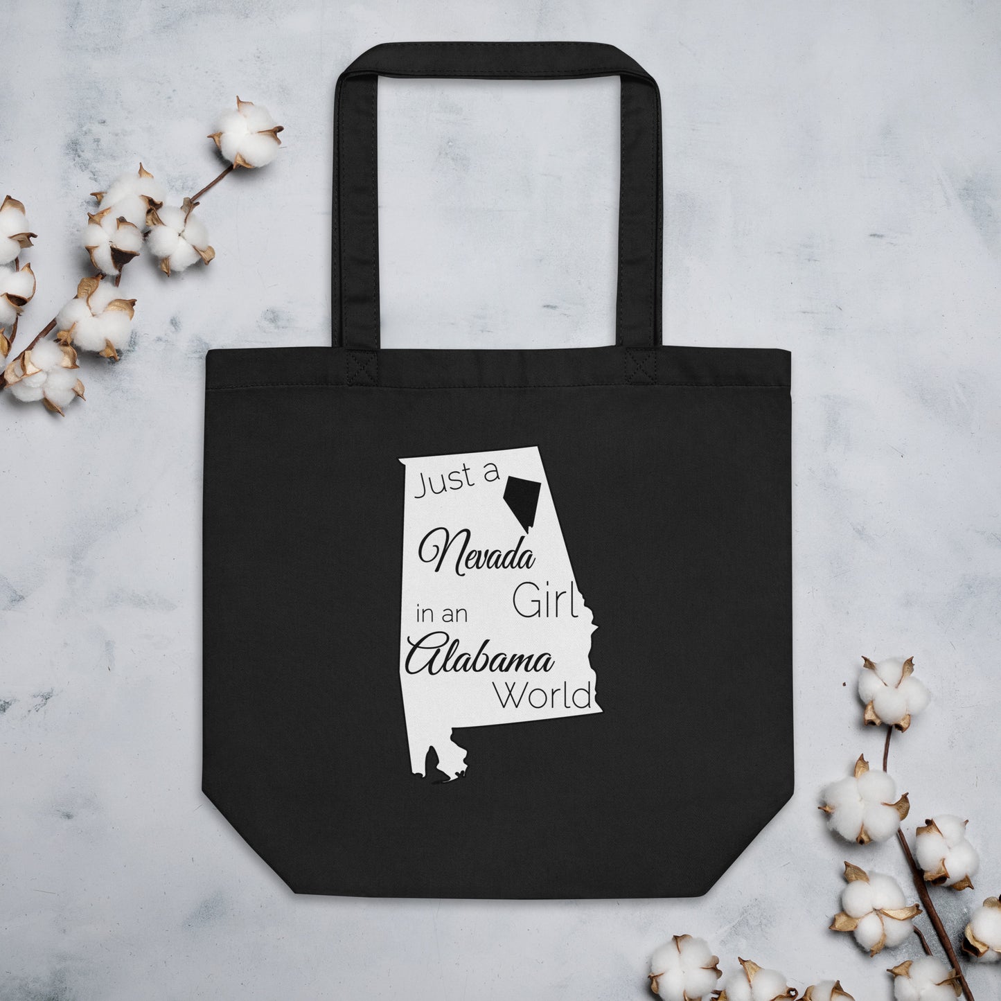 Just a Nevada Girl in an Alabama World Eco Tote Bag