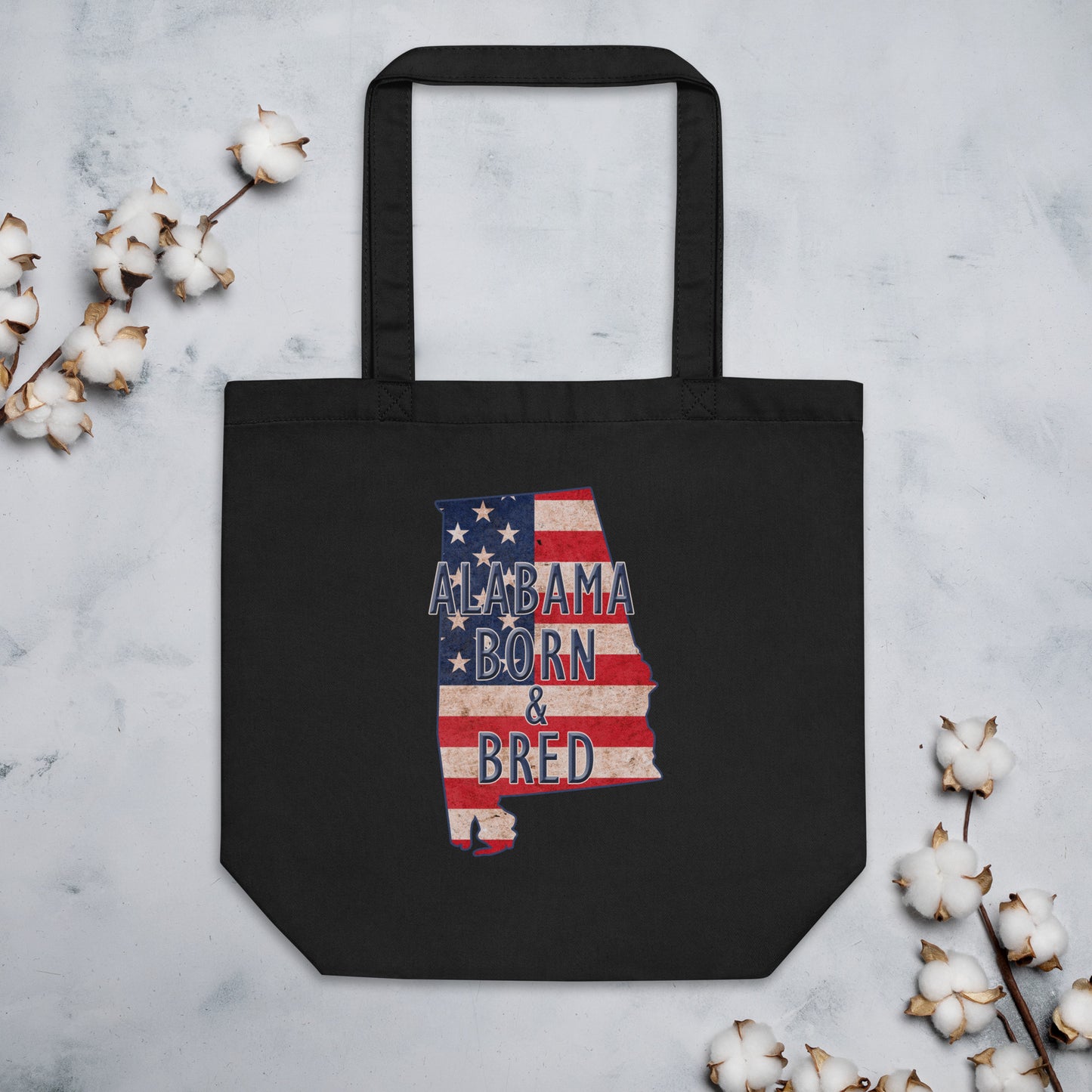 Alabama Born & Bred Eco Tote Bag