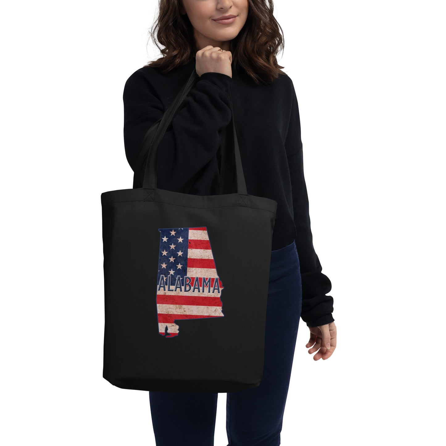 Alabama US Flag Eco Tote Bag