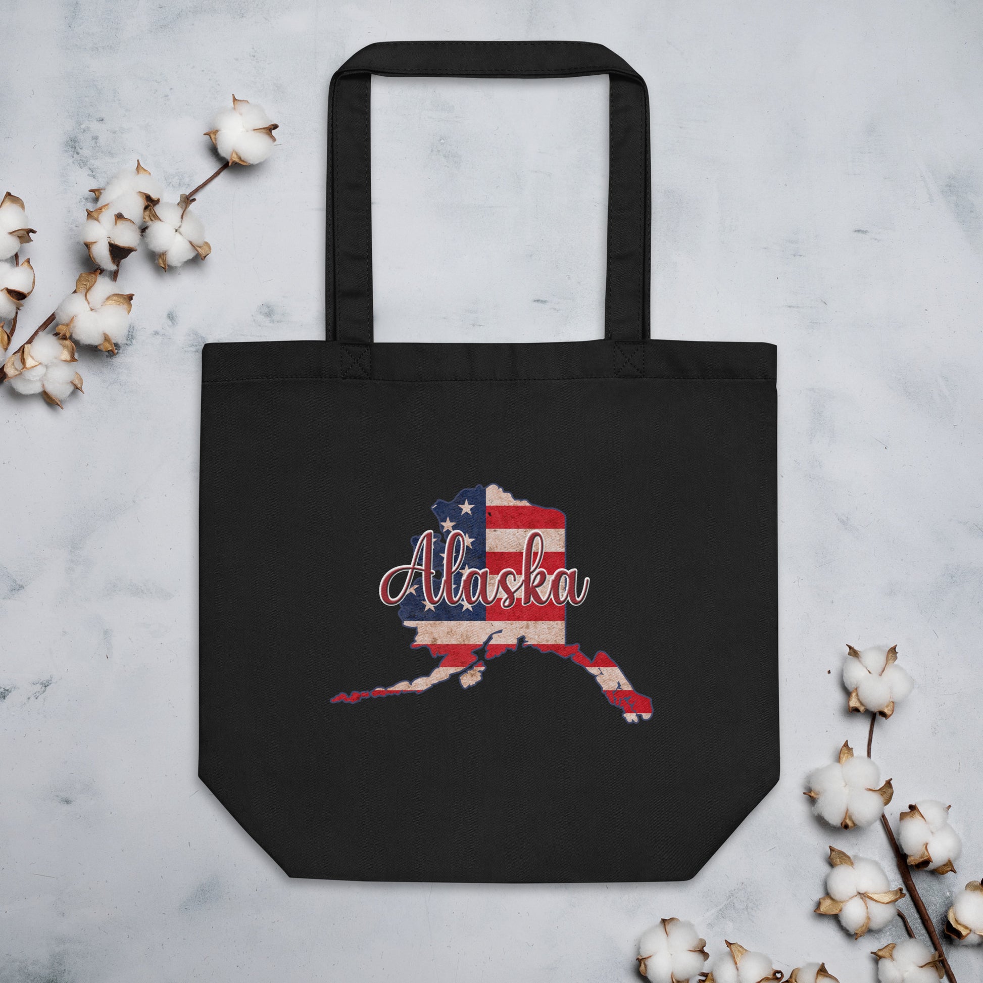 Alaska US Flag Eco Tote Bag