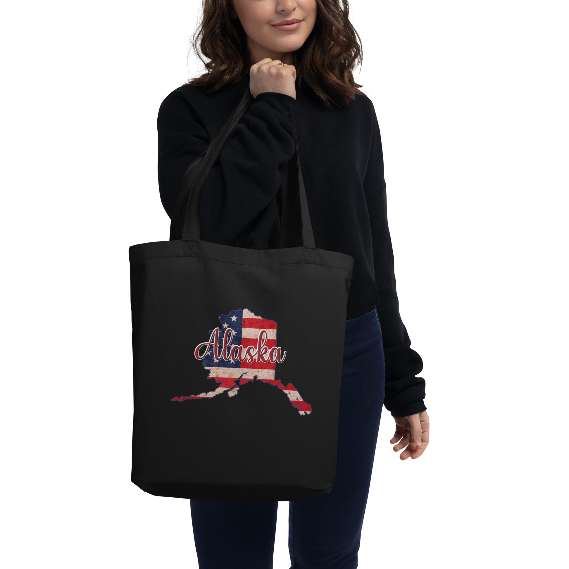 Alaska US Flag Eco Tote Bag