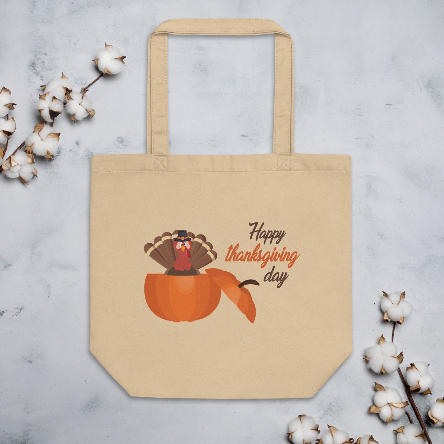 Happy Thanksgiving Day Eco Tote Bag