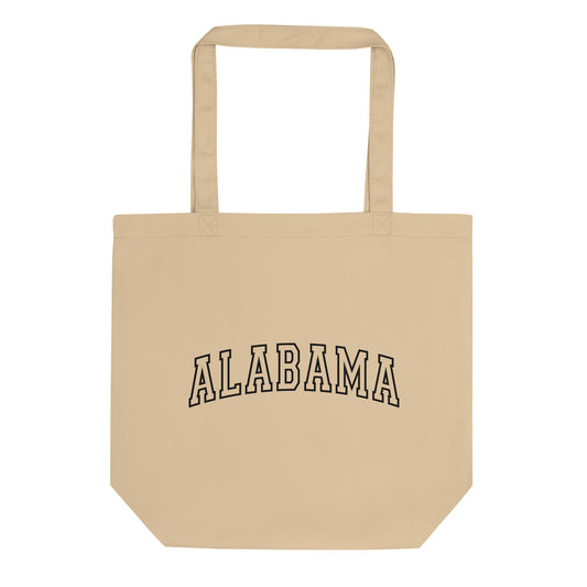 Alabama Varsity Letters Eco Tote Bag