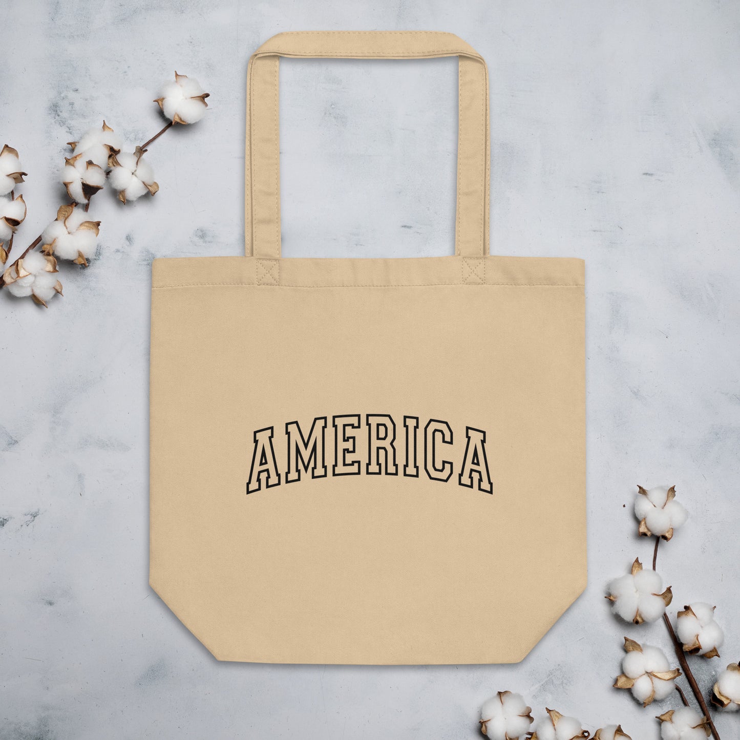 America Varsity Letters Eco Tote Bag
