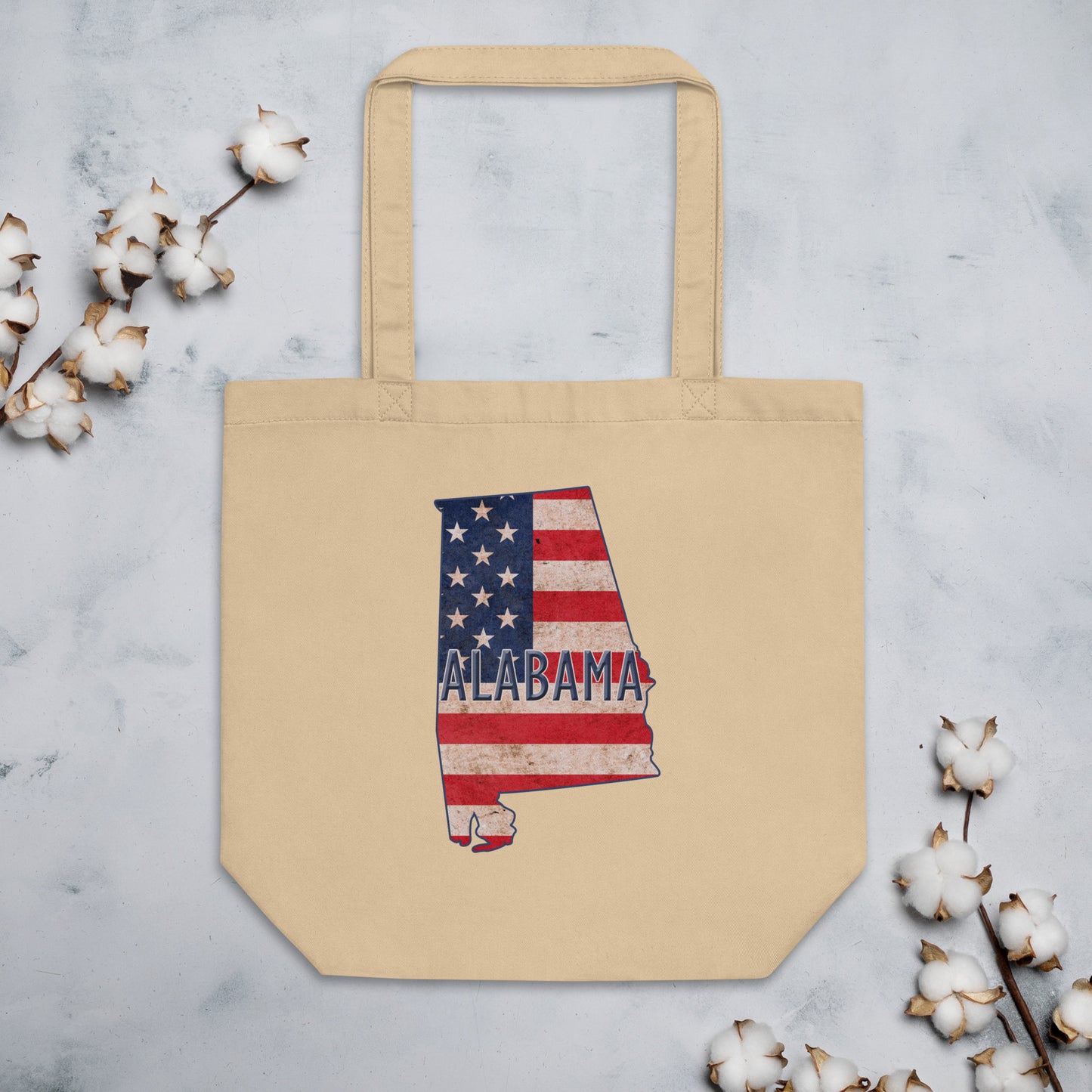 Alabama US Flag Eco Tote Bag