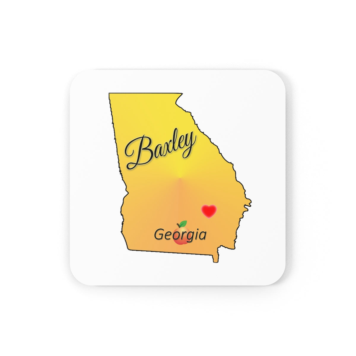 Baxley Georgia Corkwood Coaster Set