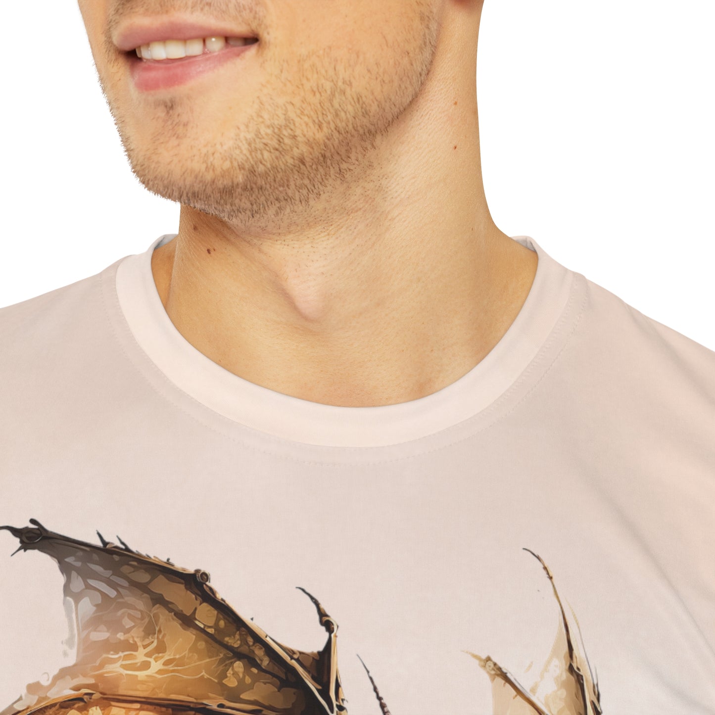 Dragon on Watercolor Background T-shirt