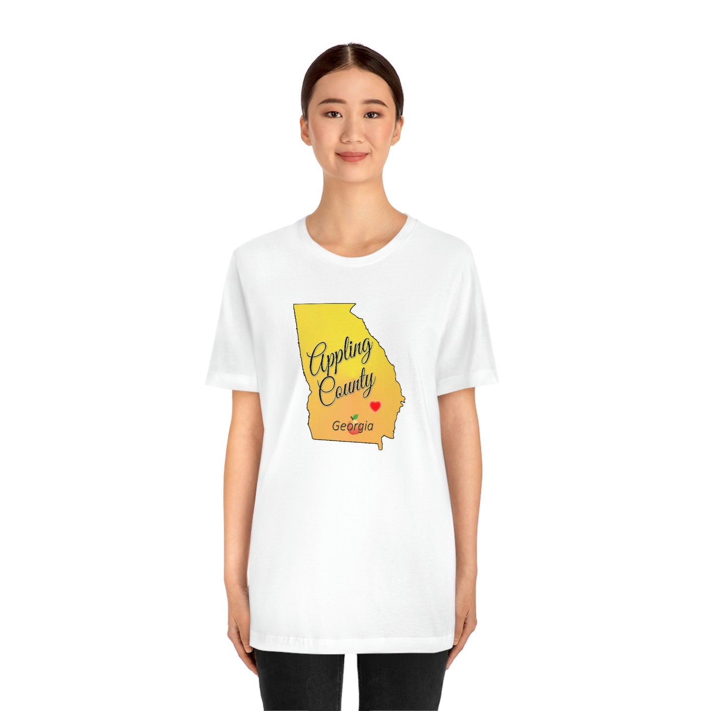 Appling County Georgia Unisex Jersey Short Sleeve Tee