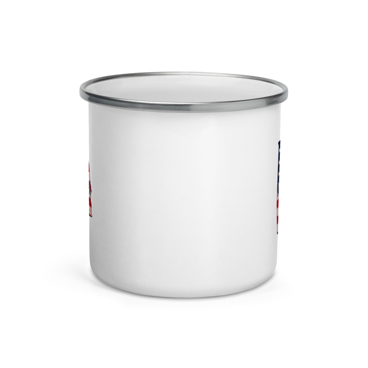 Alabama Born US Flag Enamel Mug