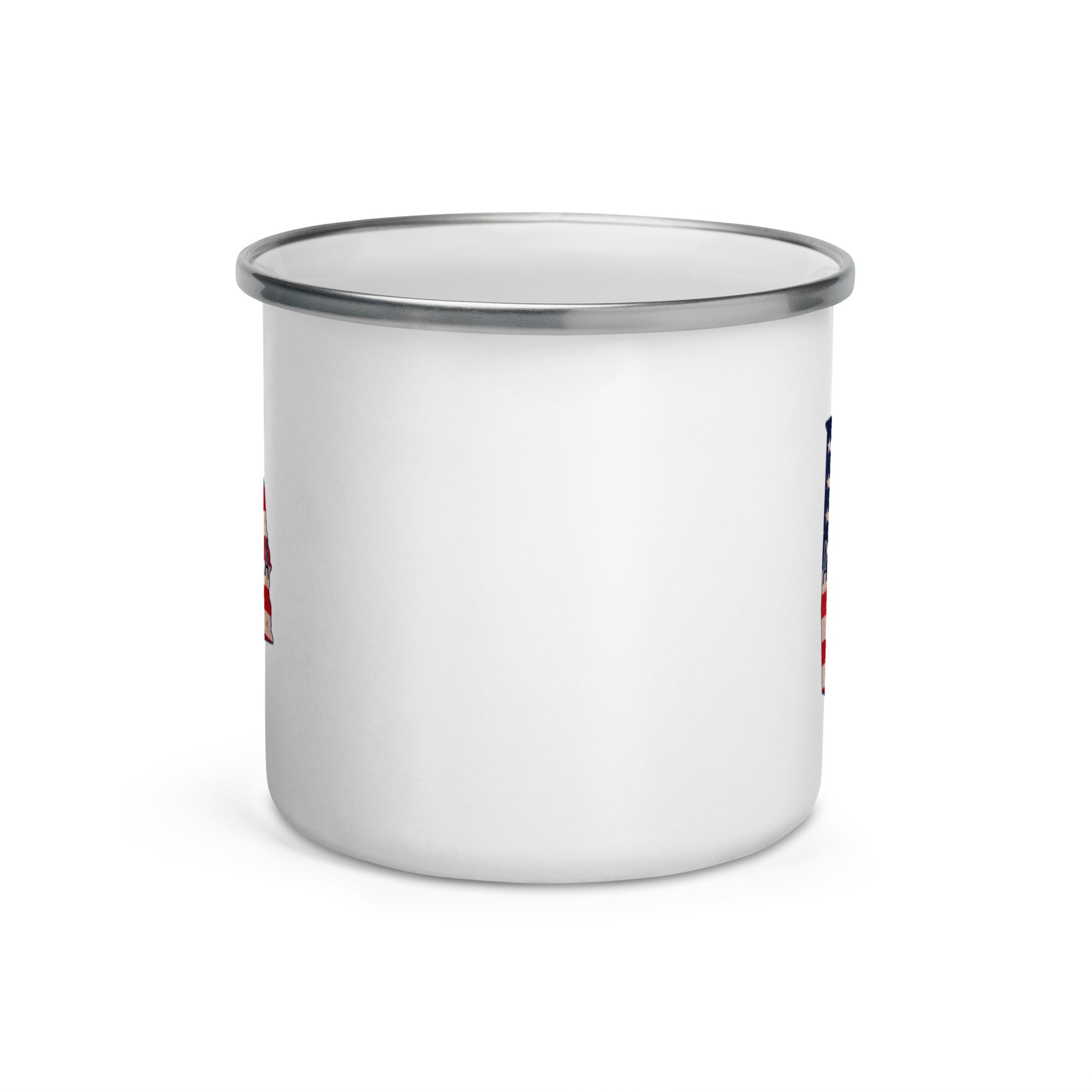Alabama Born US Flag Enamel Mug