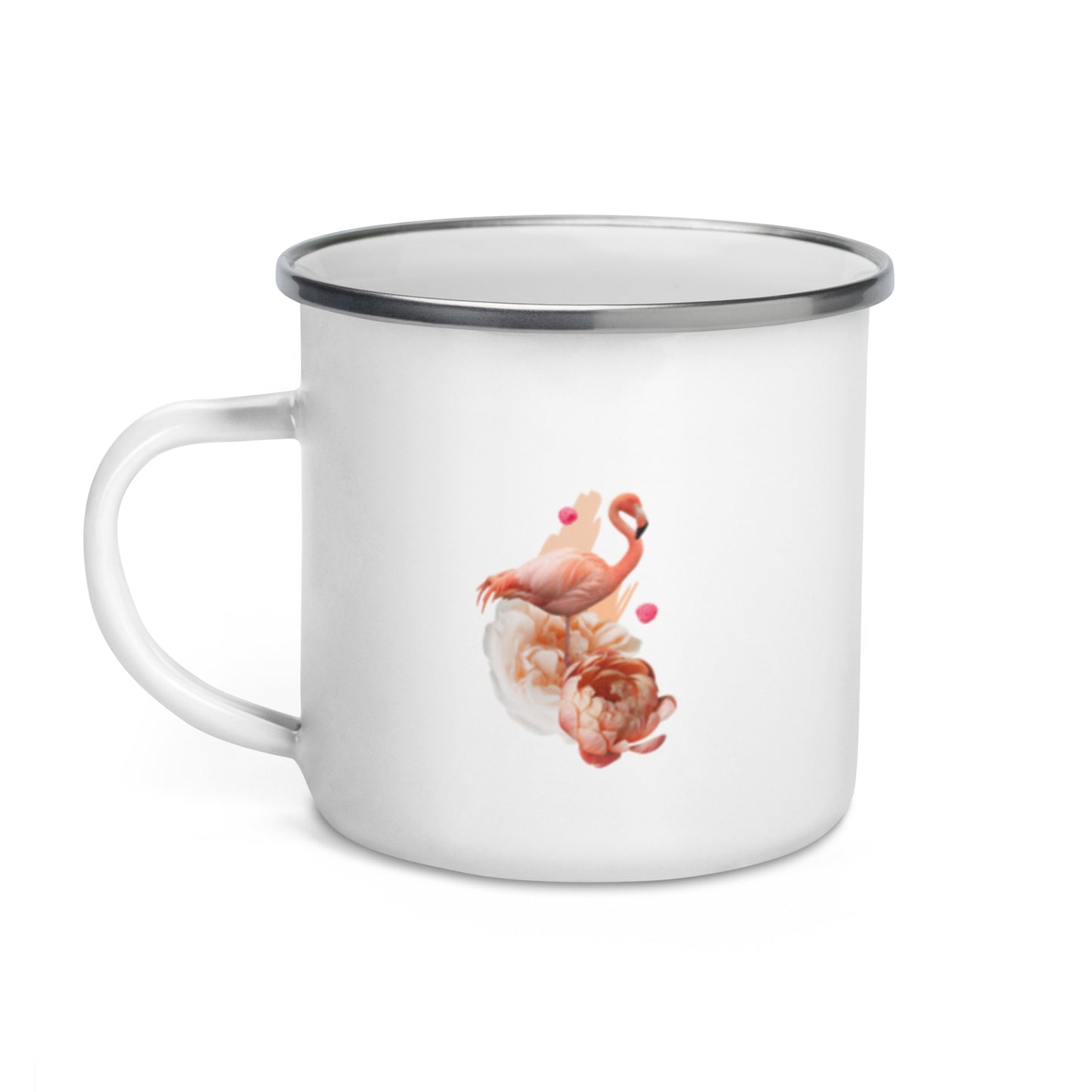 Flamingo Enamel Mug