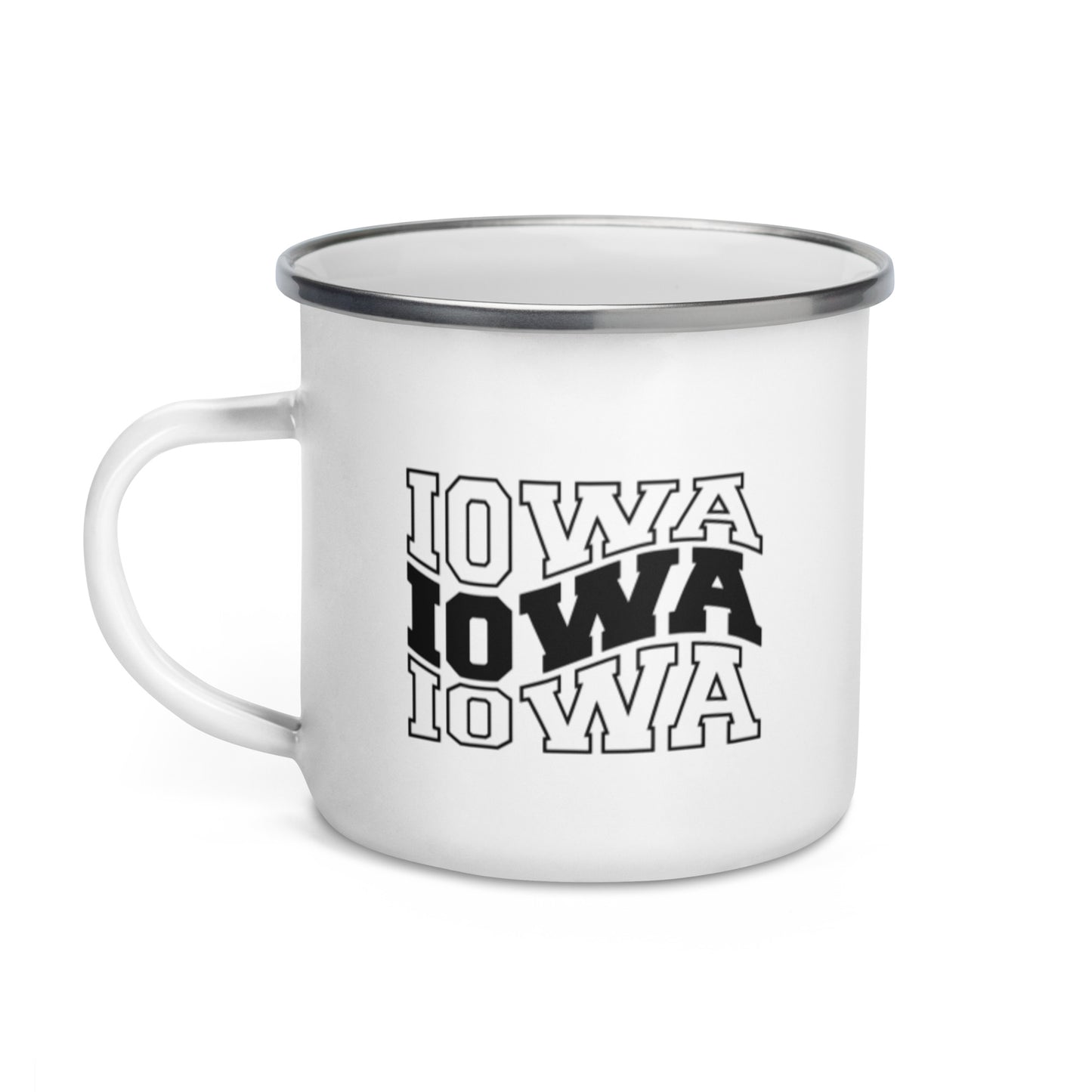 Iowa Enamel Mug