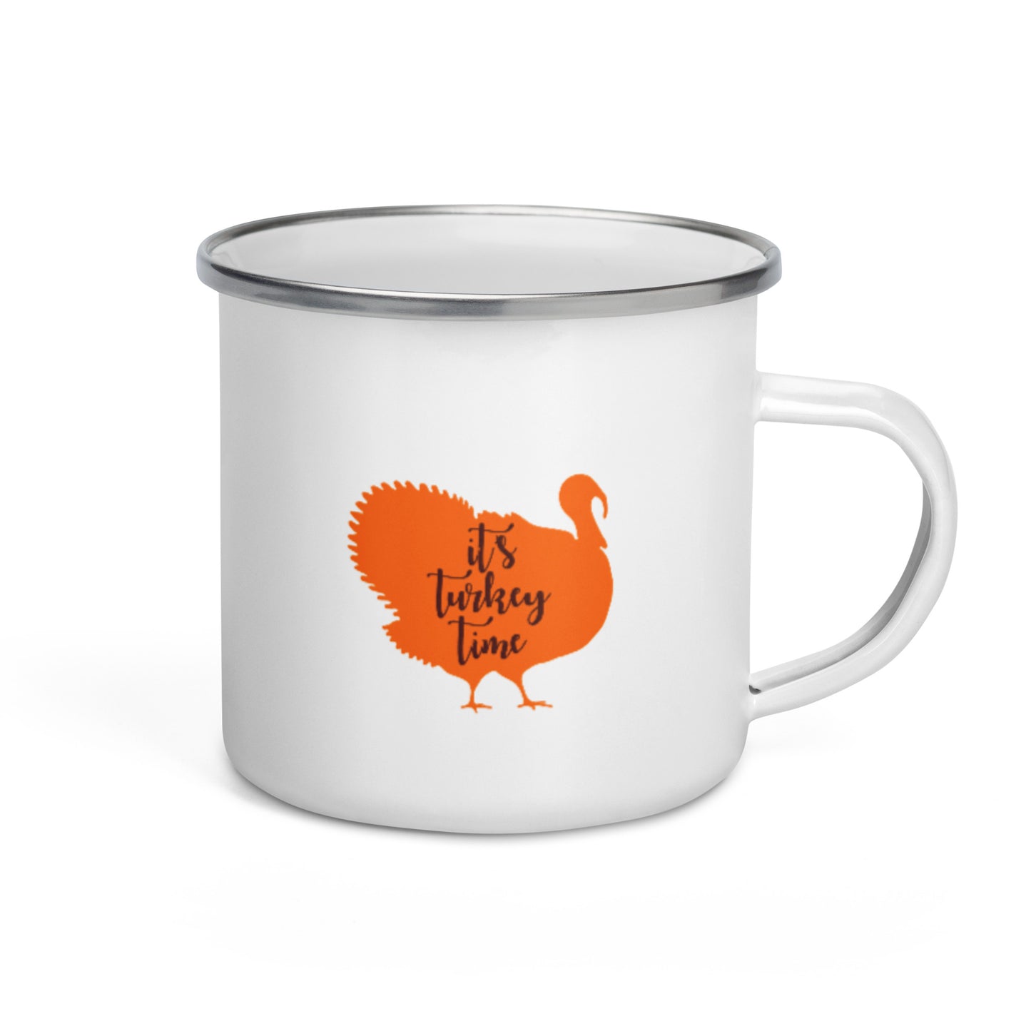 It's Turkey Time Enamel Mug