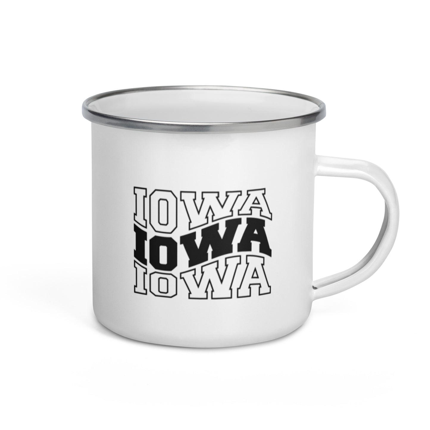 Iowa Enamel Mug