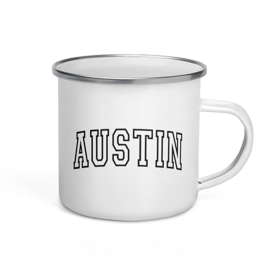 Austin Enamel Mug