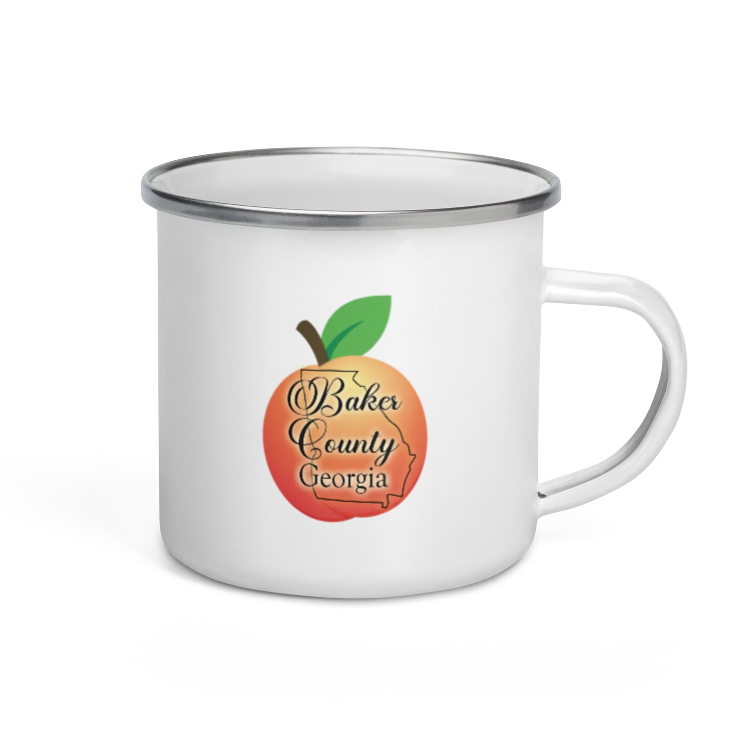 Baker County Georgia Enamel Mug
