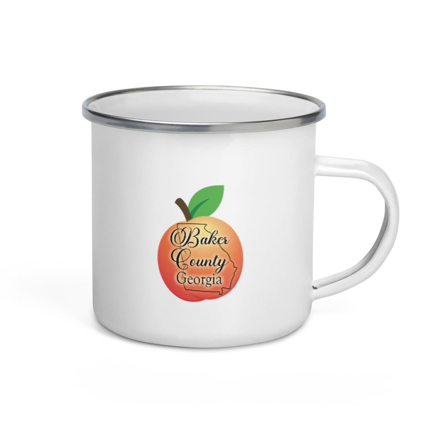 Baker County Georgia Enamel Mug