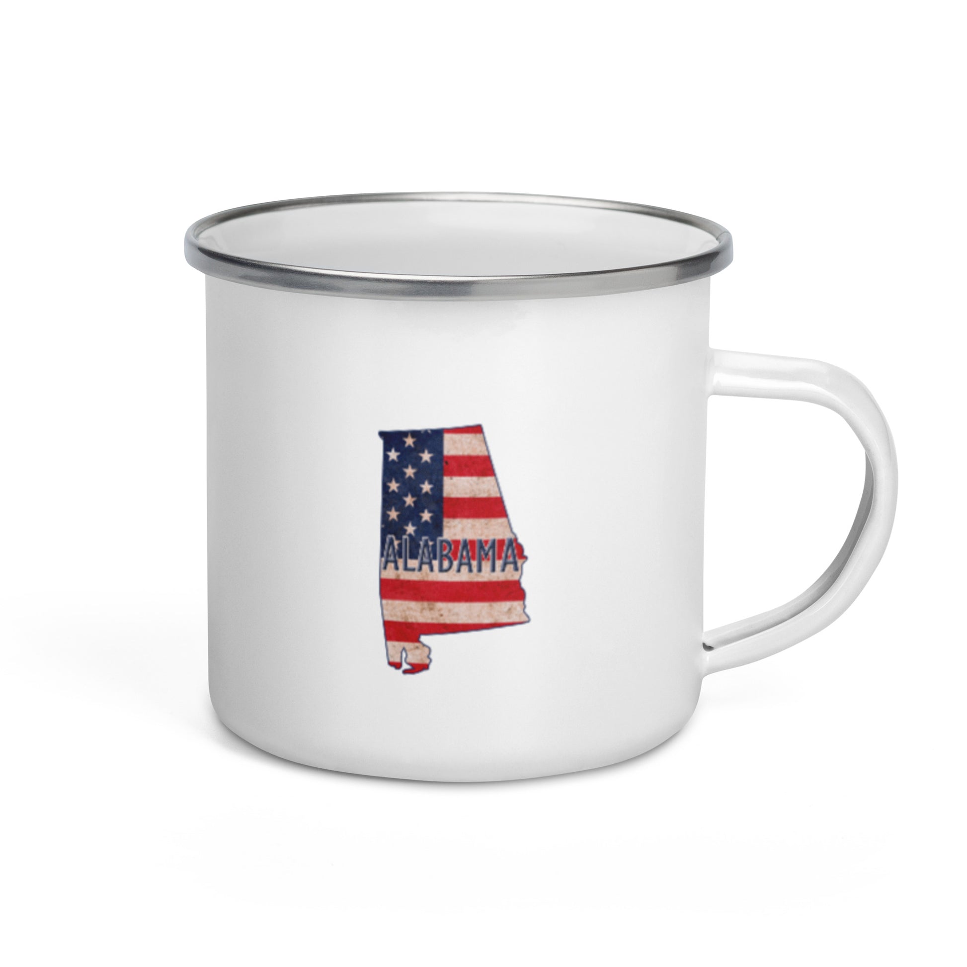 Alabama US Flag Enamel Mug