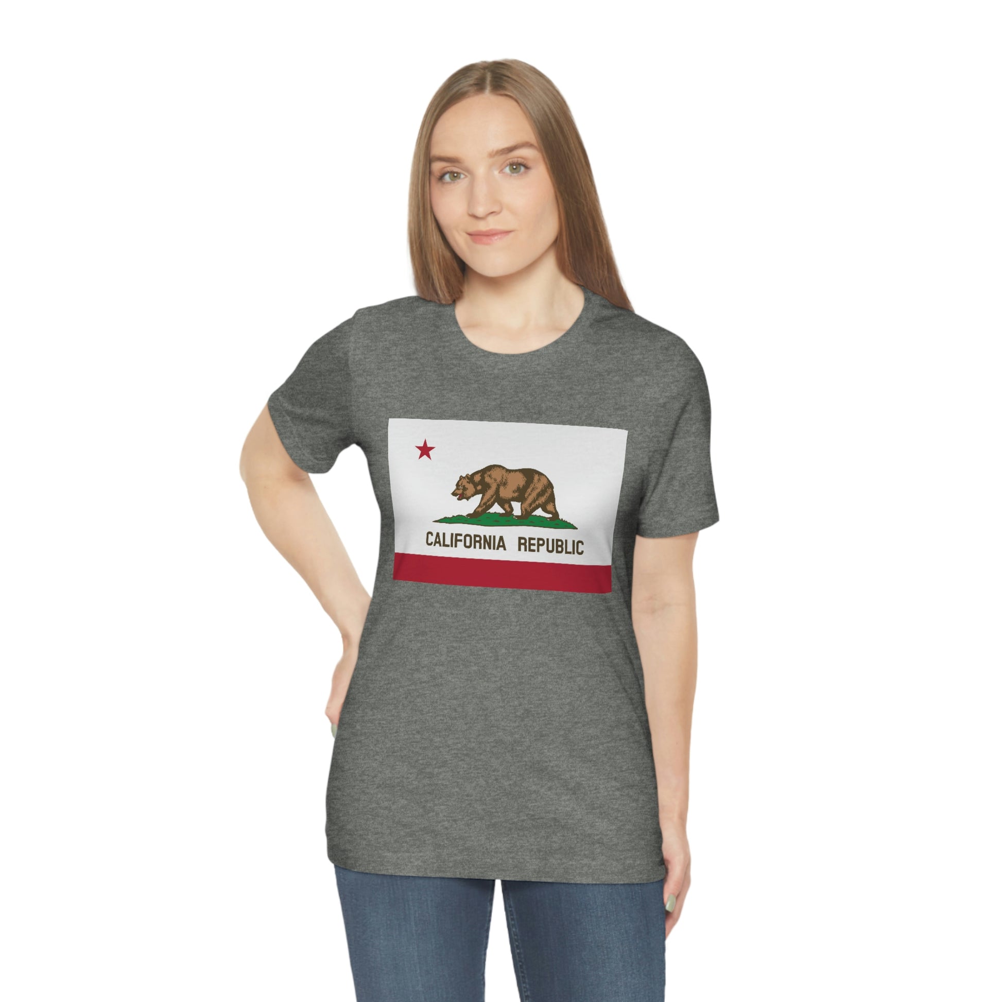 California Flag Unisex Jersey Short Sleeve Tee Tshirt T-shirt