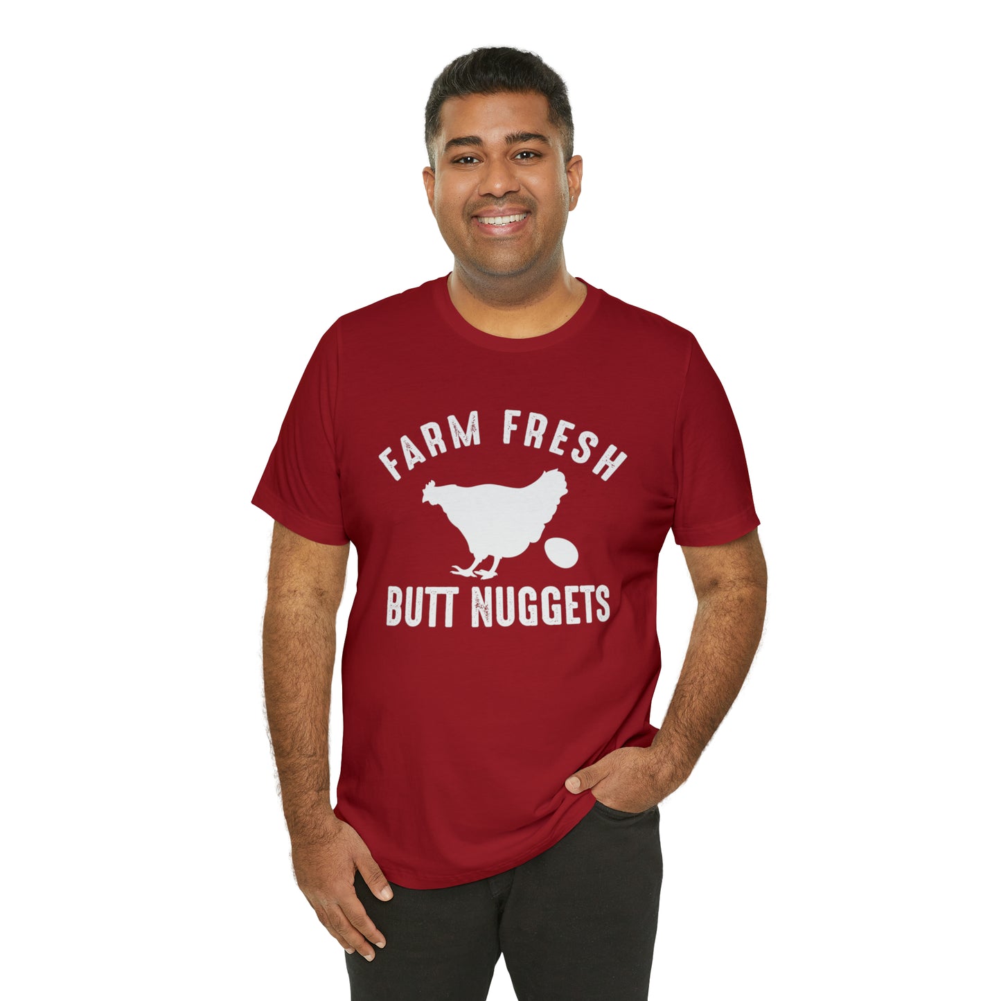 Farm Fresh Butt Nuggets Chicken Short Sleeve T-shirt