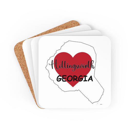 Hollingsworth Georgia Corkwood Coaster Set