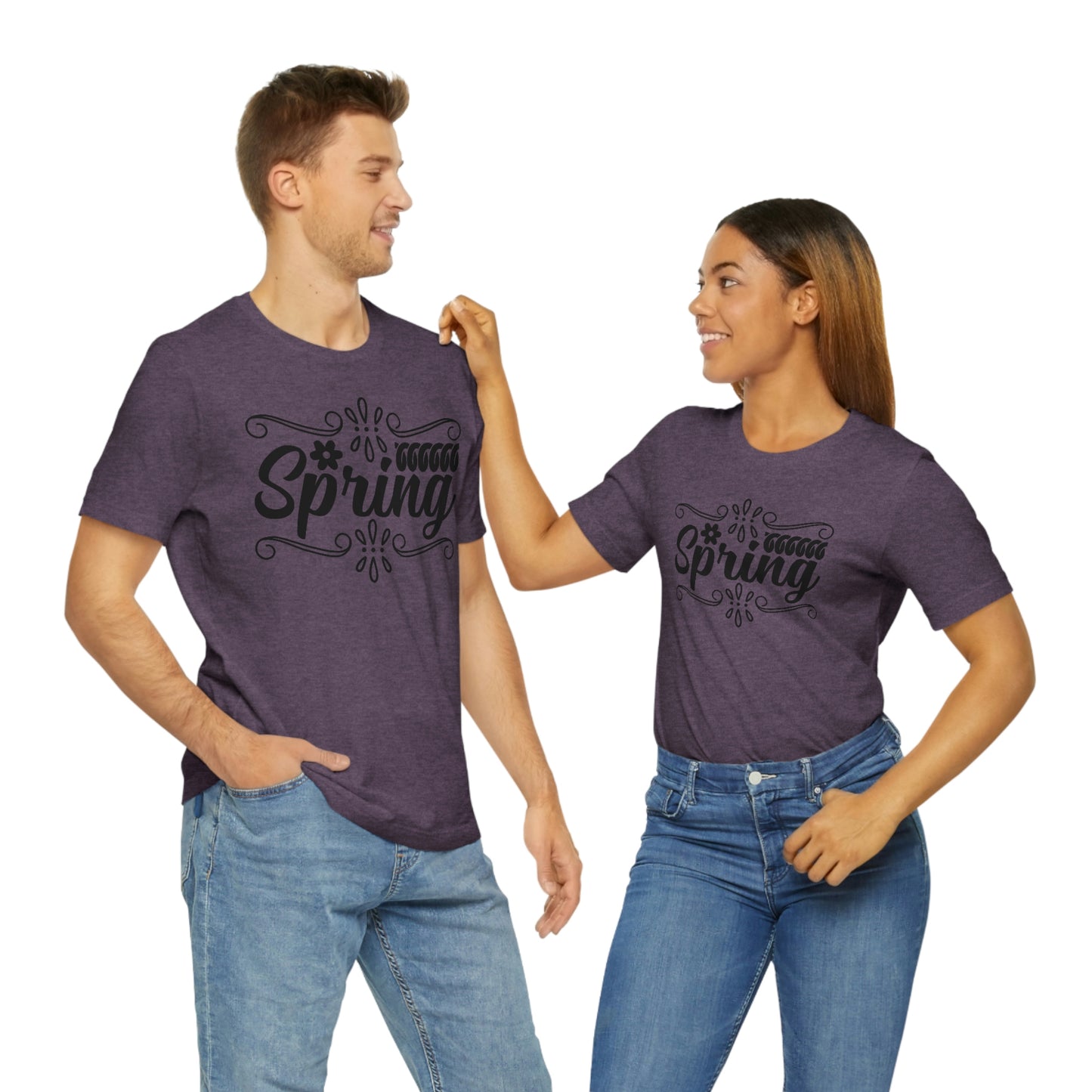 Spring with Frame Unisex Jersey Short Sleeve Tee