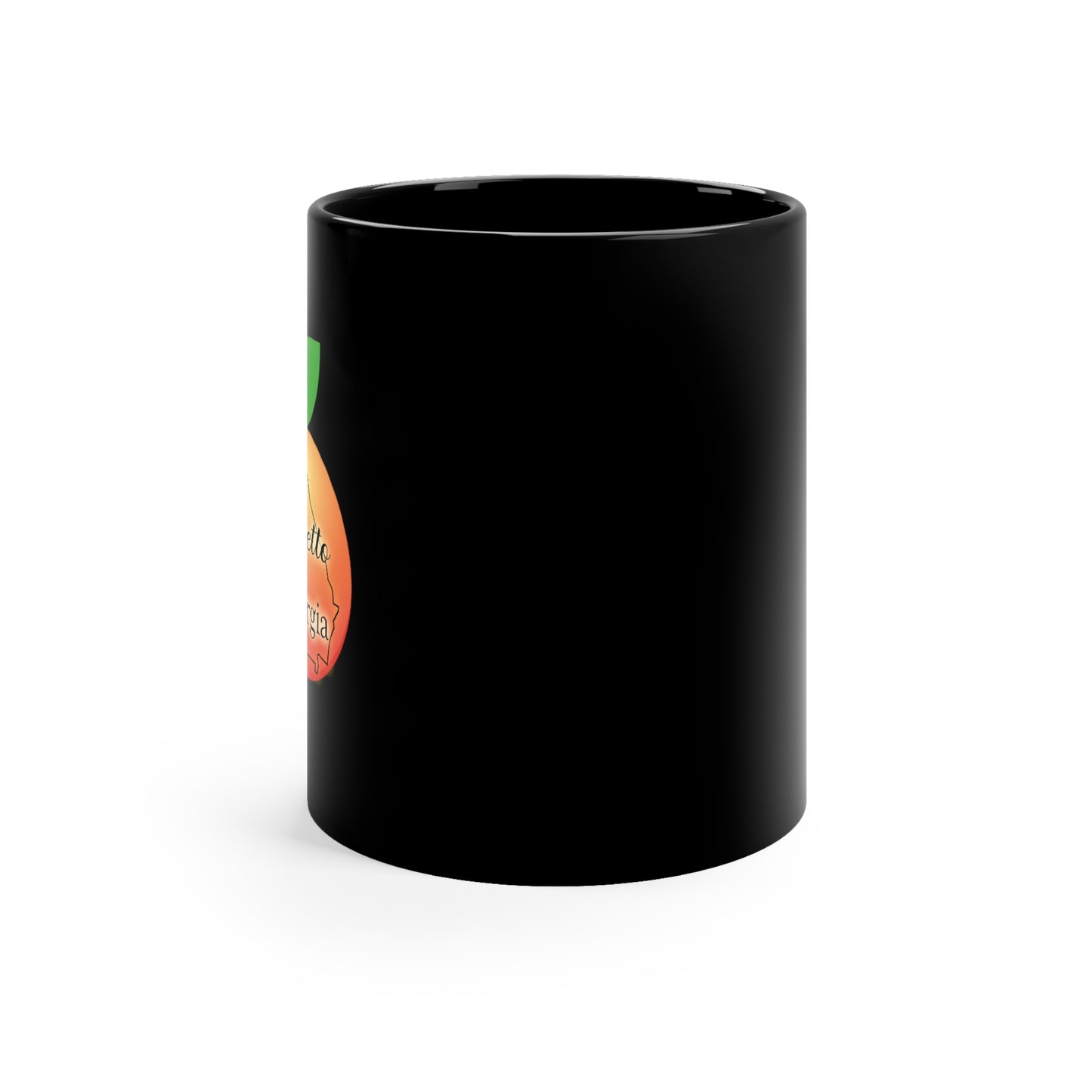 Palmetto Georgia 11oz Black Mug