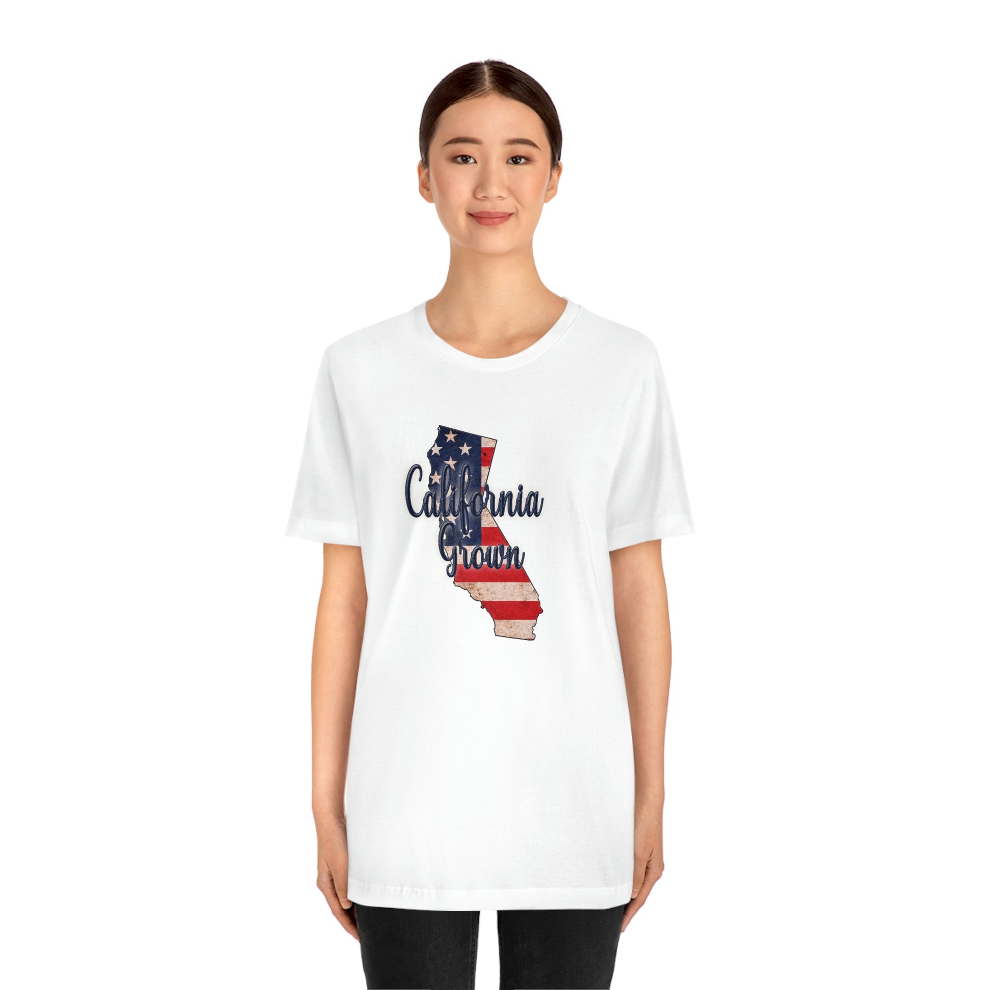 California US Flag Unisex Jersey Short Sleeve Tee Tshirt T-shirt