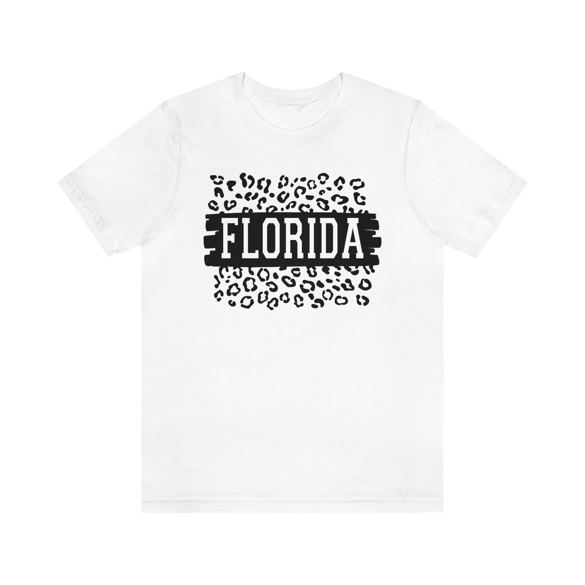 Florida Leopard Print Short Sleeve T-shirt