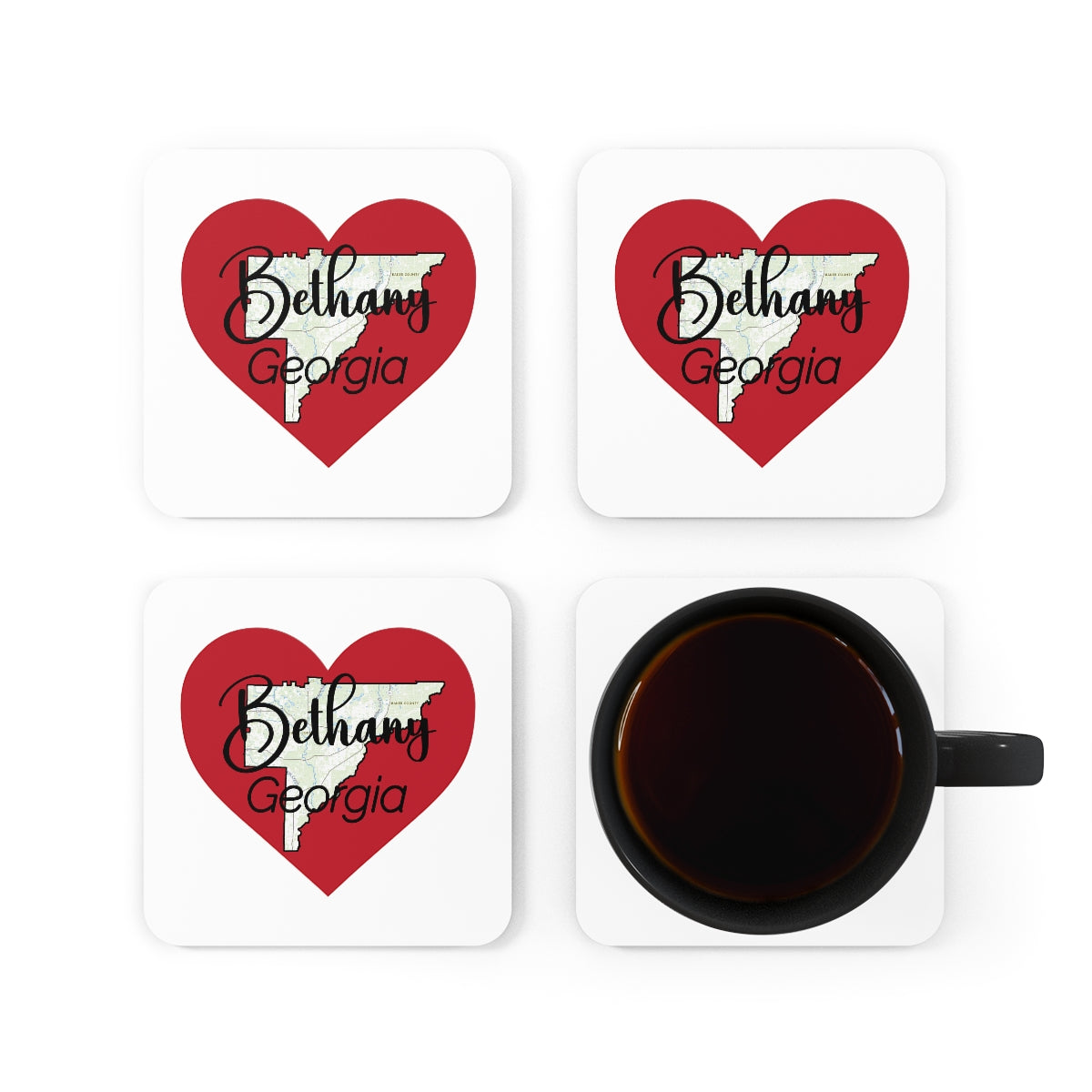 Bethany Georgia Corkwood Coaster Set