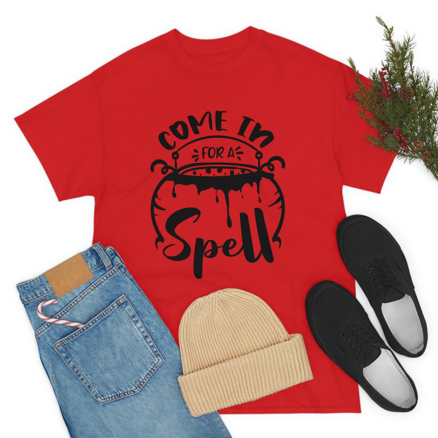 Come in for a Spell Unisex Heavy Cotton Tee