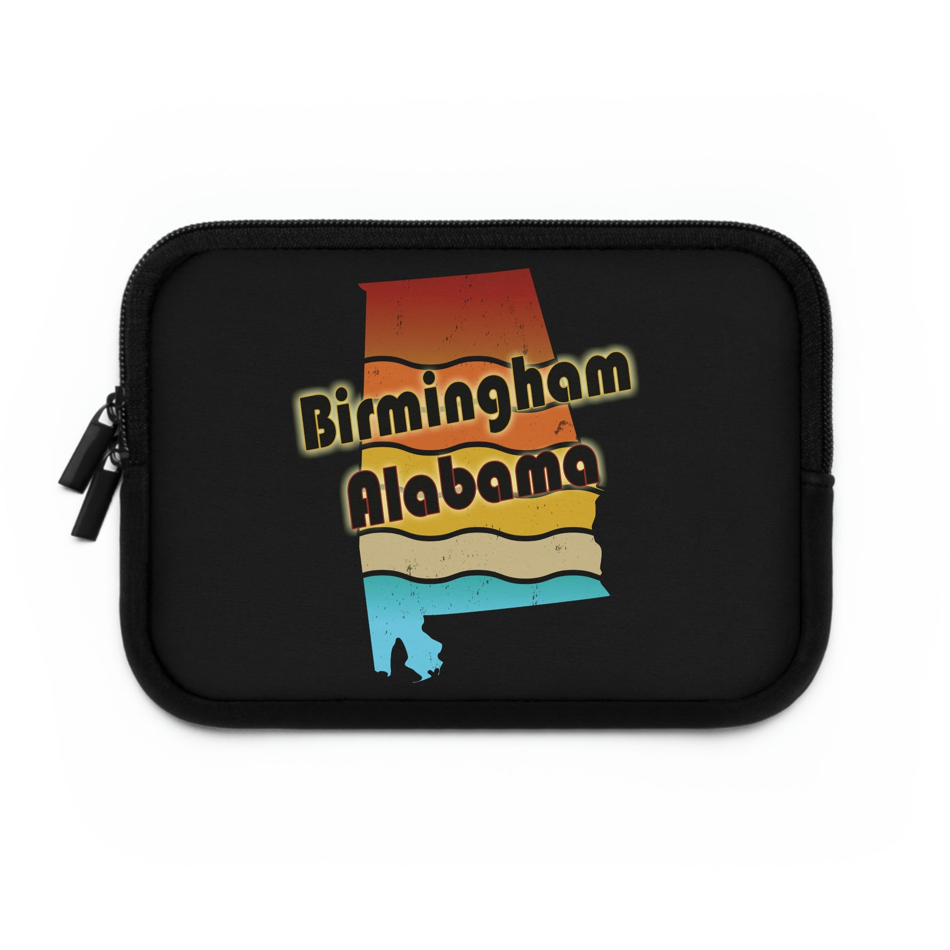 Birmingham Alabama Retro Sunset Laptop Sleeve