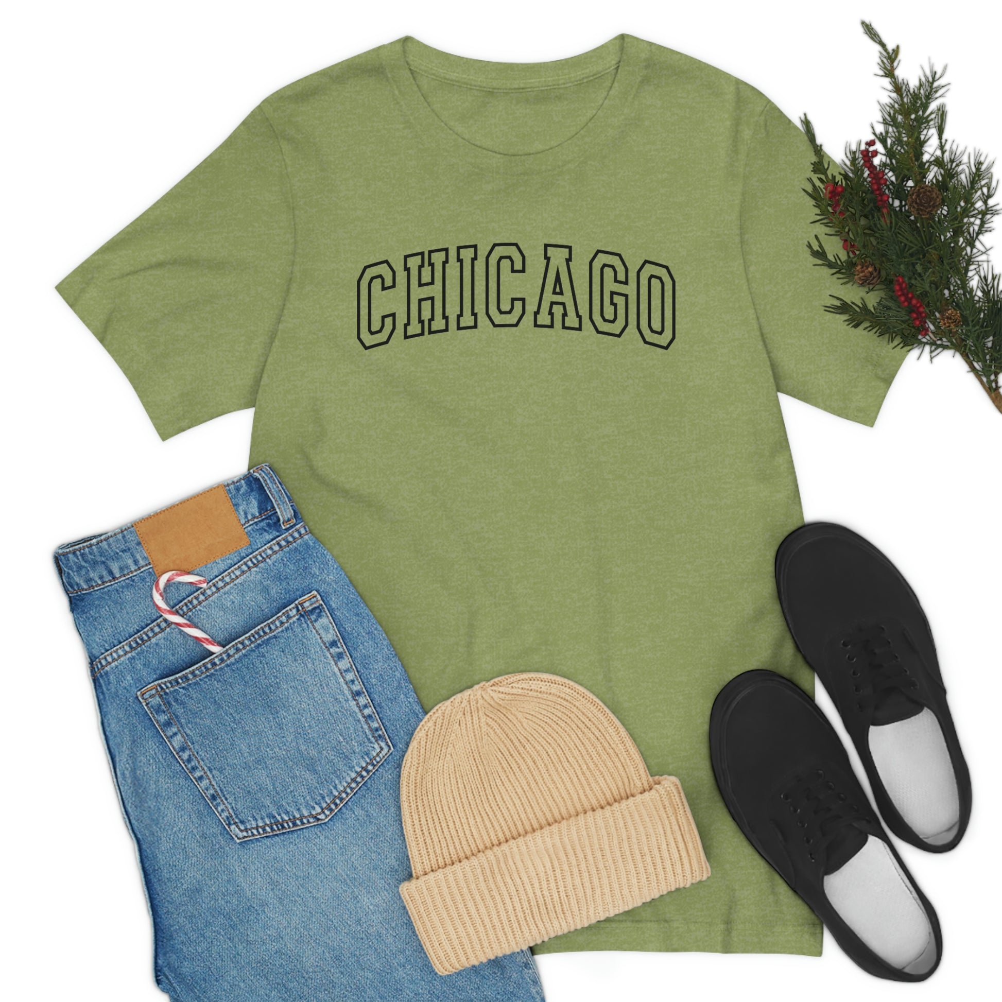 Chicago Varsity Letters Arch Short Sleeve T-shirt