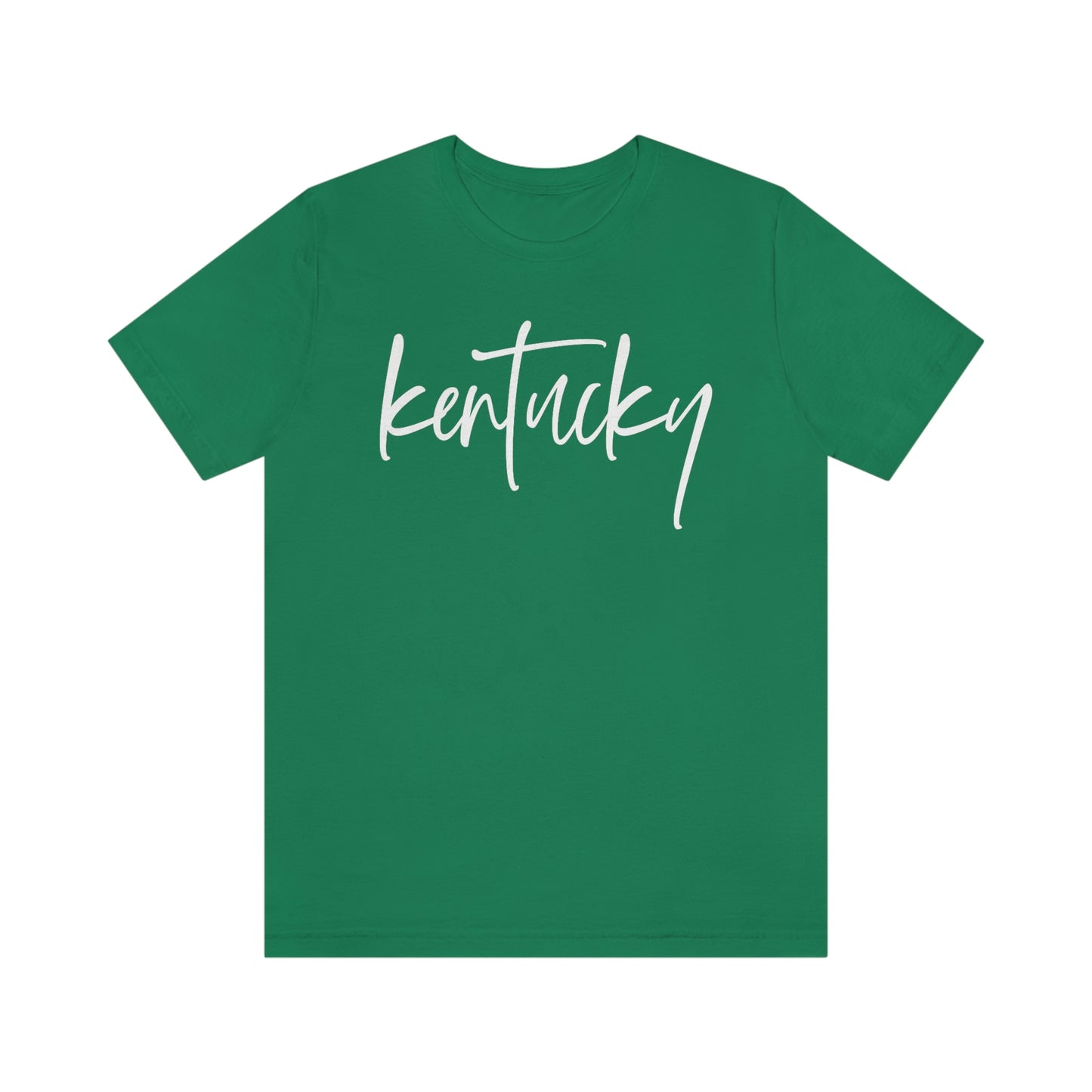 Kentucky White Script Short Sleeve T-shirt